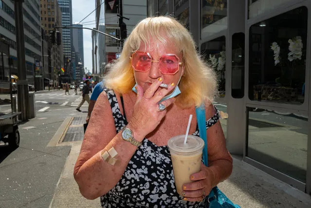 Ilya Nikolayev: Morning on 47th Street. This photograph of a woman and her iced coffee was taken in New York City. (Photo by Ilya Nikolayev/Street Photographers Awards 2021)