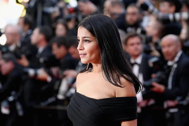 Leila Bekhti attends the “Cafe Society” premiere and the Opening Night Gala during the 69th annual Cannes Film Festival at the Palais des Festivals on May 11, 2016 in Cannes, France. (Photo by Andreas Rentz/Getty Images)