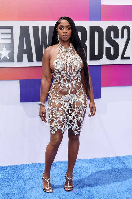 American rapper Remy Ma attends the 2024 BET Awards at Peacock Theater on June 30, 2024 in Los Angeles, California.  (Photo by Amy Sussman/Getty Images)