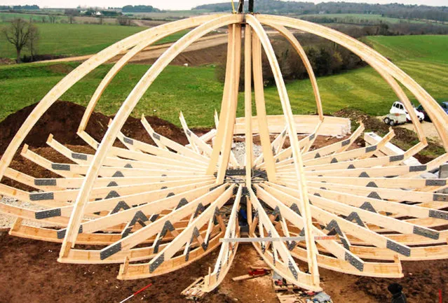 Wooden Dome Design from Patrick Marsilli