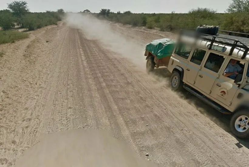 Google Street View Captures Donkey Accident