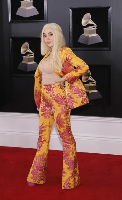Ava Max attends the 60th Annual GRAMMY Awards at Madison Square Garden on January 28, 2018 in New York City. (Photo by Andrew Kelly/Reuters)