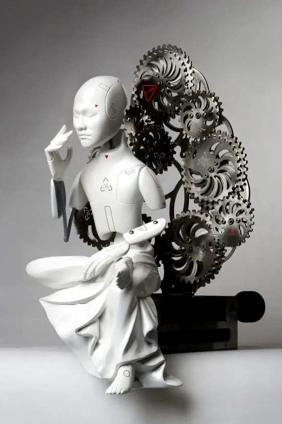Wang Zi Won’s Mechanical Buddhas