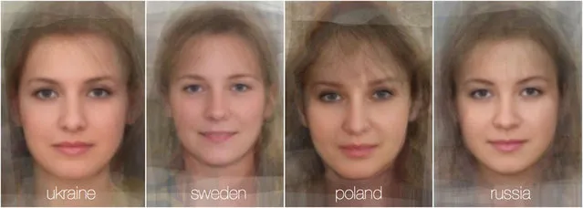 World of Averages: Typical Female Faces