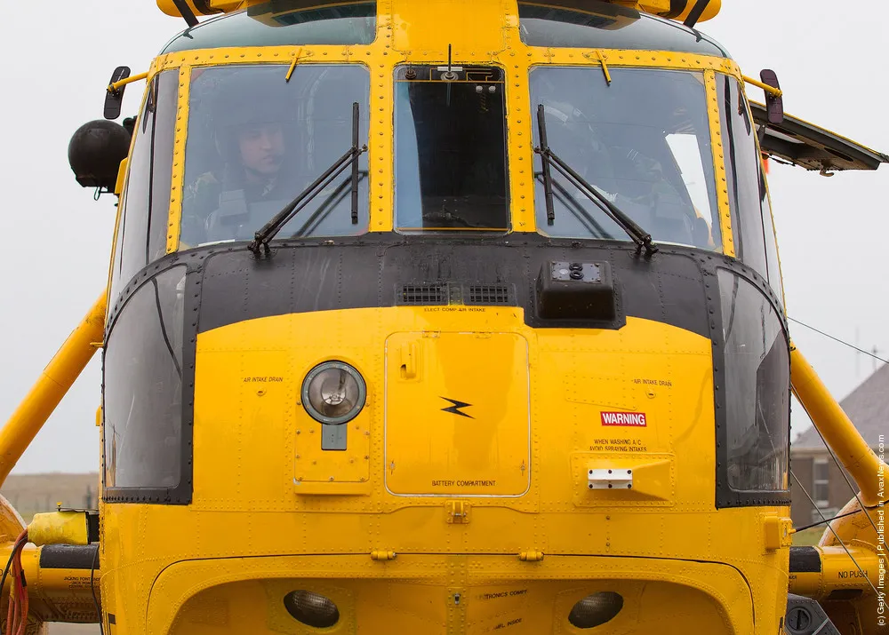 RAF Search And Rescue Teams Practice Ahead Of The Royal Wedding