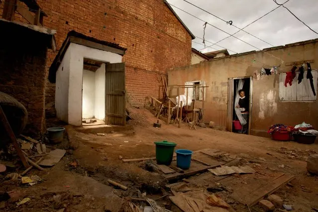 Madagascar. Vanessa, 17, is a student who lives in Antananarivo. She says she worries when she is on her period at school. “At home, I have a shower outside my house and I can keep clean but when I’m at school, I feel embarrassed during my periods as there is no space to change or wash. I worry that my sanitary napkin will leak if I keep it on for too long while I’m waiting to come back home to change it”. (Photo by Frederic Courbet/WSUP/Panos)