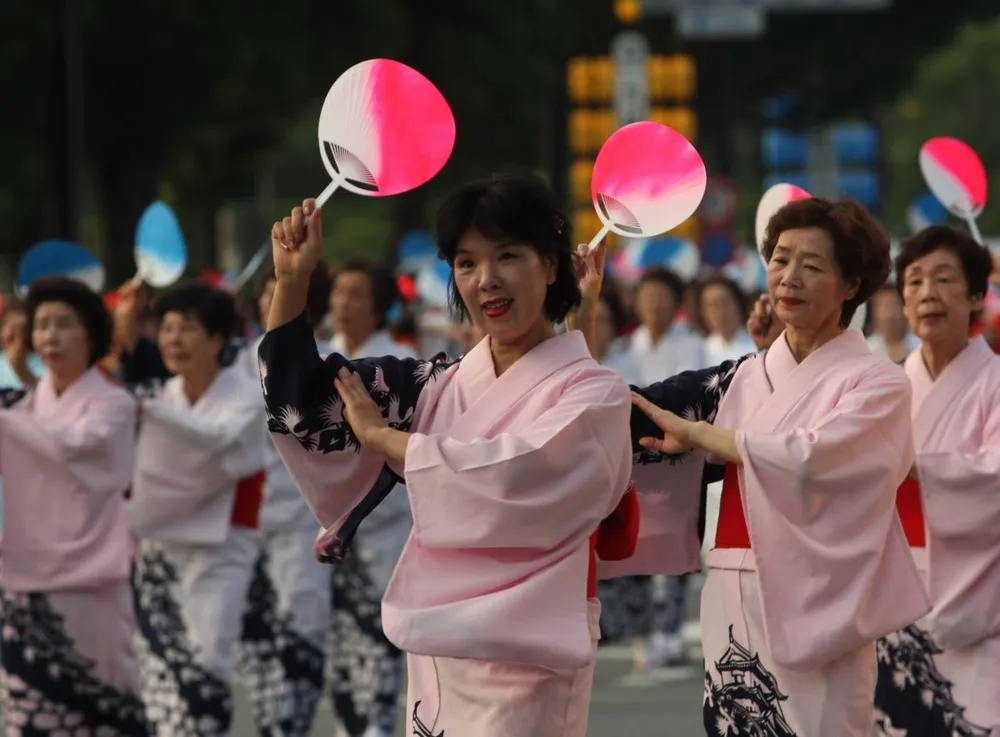Castle Festival Celebrated in Himeji