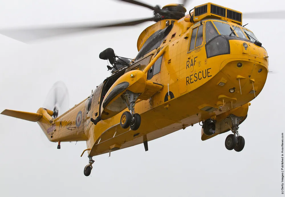 RAF Search And Rescue Teams Practice Ahead Of The Royal Wedding