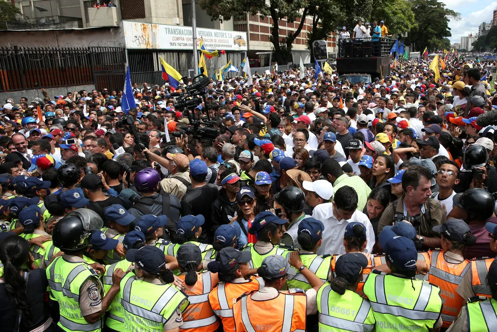 Thousands March for Change in Venezuela