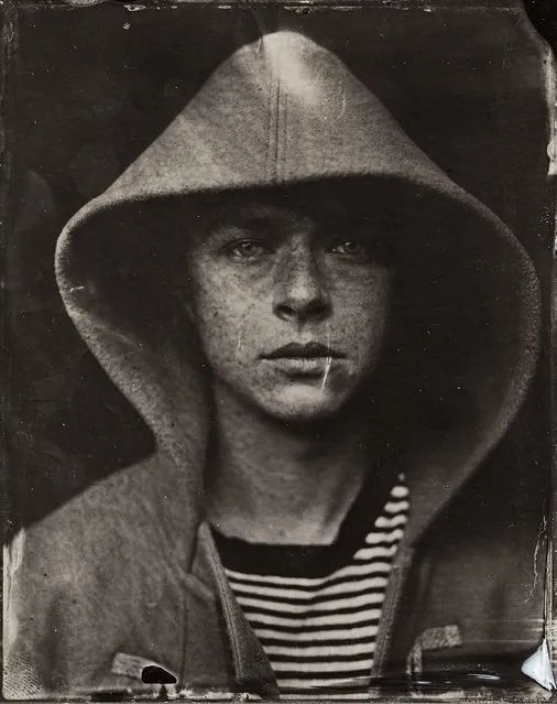 Dane Dehaan poses for a tintype (wet collodion) portrait at The Collective and Gibson Lounge Powered by CEG, during the 2014 Sundance Film Festival in Park City, Utah. (Photo by Victoria Will/AP Photo/Invision)