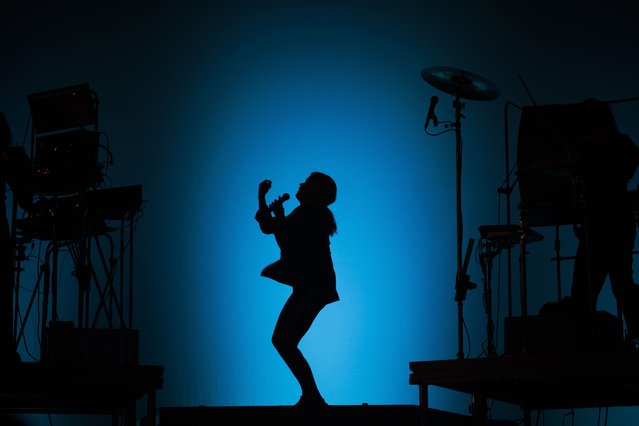 French singer Zaho de Sagazan performs on the Vega stage, during the 47th edition of the Paleo Festival in Nyon, Switzerland, 24 July 2024. The Paleo is an open-air music festival running from 23 to 28 July. More than 250,000 visitors are expected during the festival. (Photo by Valentin Flauraud/EPA/EFE)