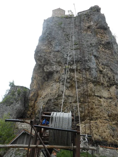 Katskhi Pillar In Georgia