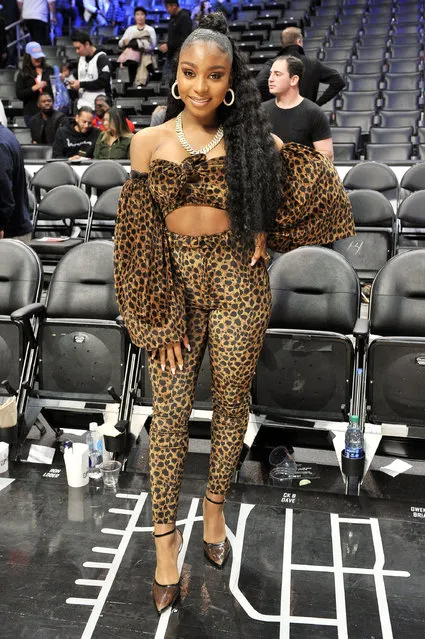 Singer Normani attends a basketball game between the Los Angeles Clippers and Portland Trail Blazers at Staples Center on December 03, 2019 in Los Angeles, California. (Photo by Allen Berezovsky/Getty Images)