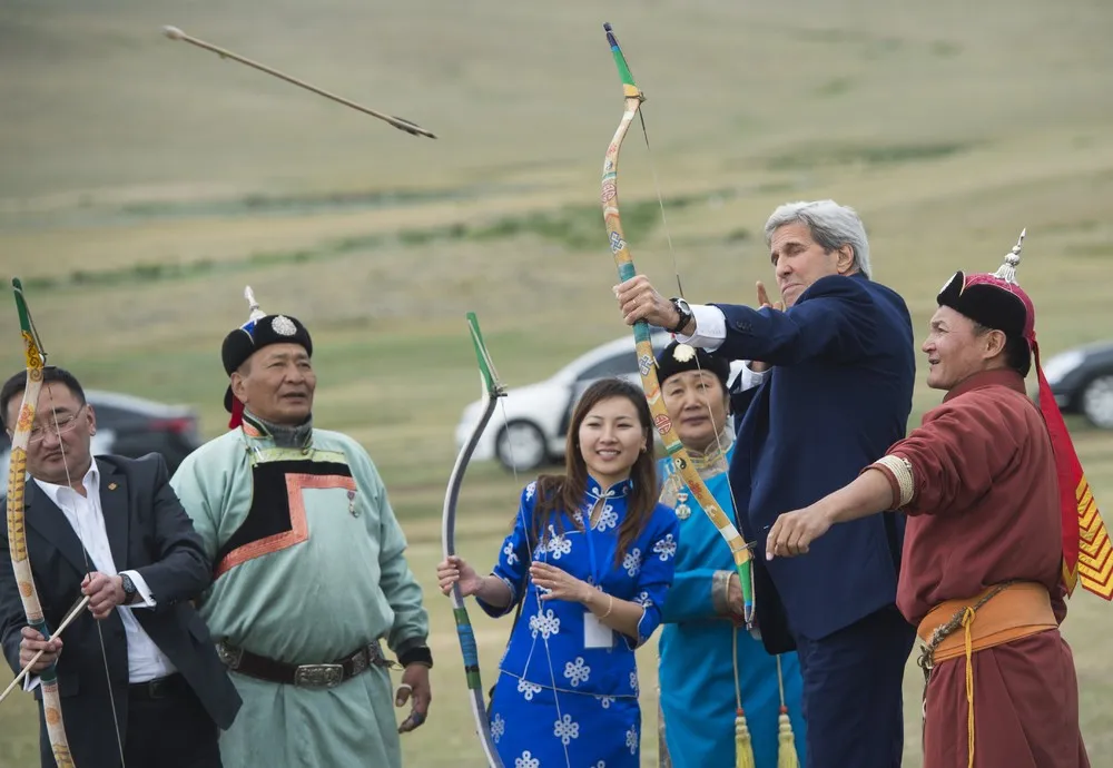 John Kerry Visits Mongolia