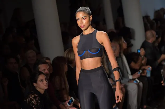 The Chromat 2016 Spring collection is modeled during Fashion Week Friday, September 11, 2015, in New York. (Photo by Bryan R. Smith/AP Photo)