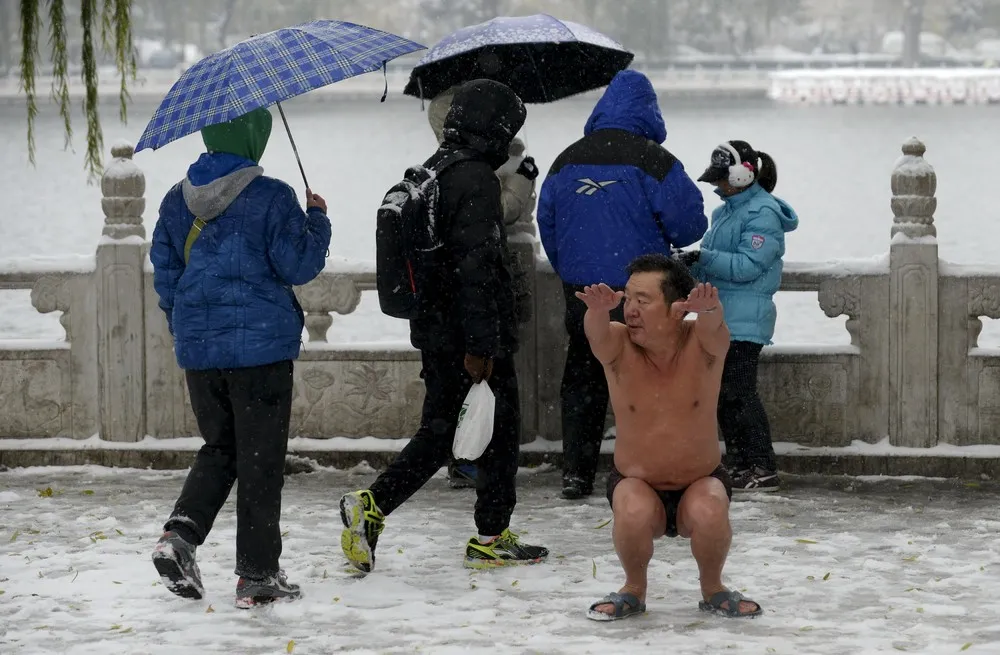 Snowfall in China