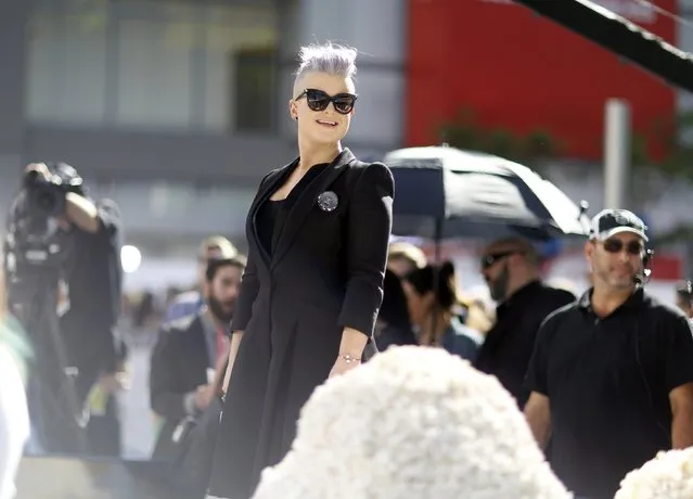 TV personality Kelly Osbourne arrives at the 2015 MTV Movie Awards in Los Angeles, California April 12, 2015. (Photo by Mario Anzuoni/Reuters)