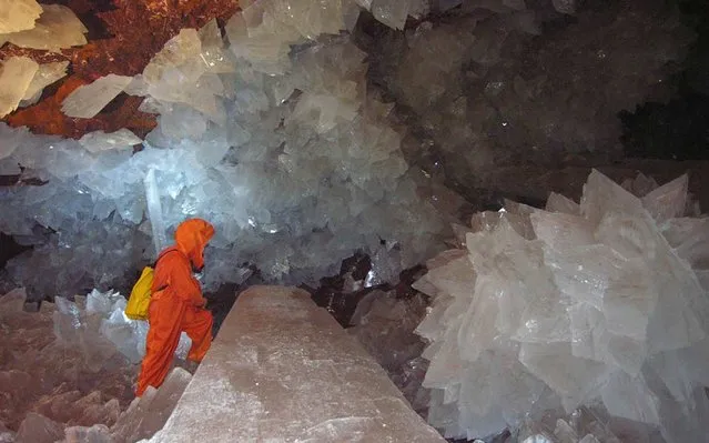 Giant Crystal Cave in Naica, Mexico