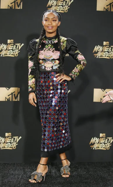 Yara Shahidi attends the 2017 MTV Movie And TV Awards at The Shrine Auditorium on May 7, 2017 in Los Angeles, California. (Photo by Danny Moloshok/Reuters)