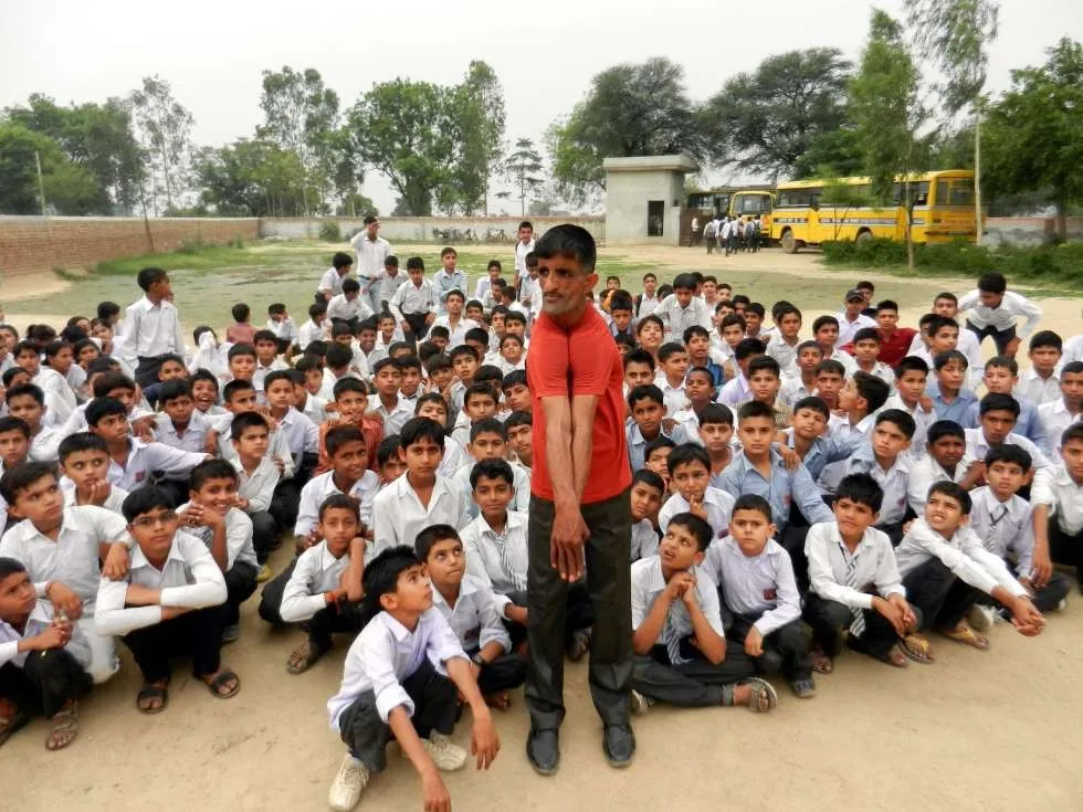 Rammehar Punia a Rubber Man