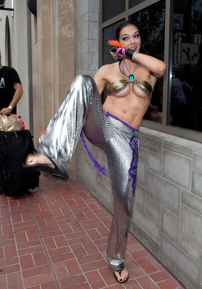 Adrianne Curry at Comic-Con International 2012 in San Diego
