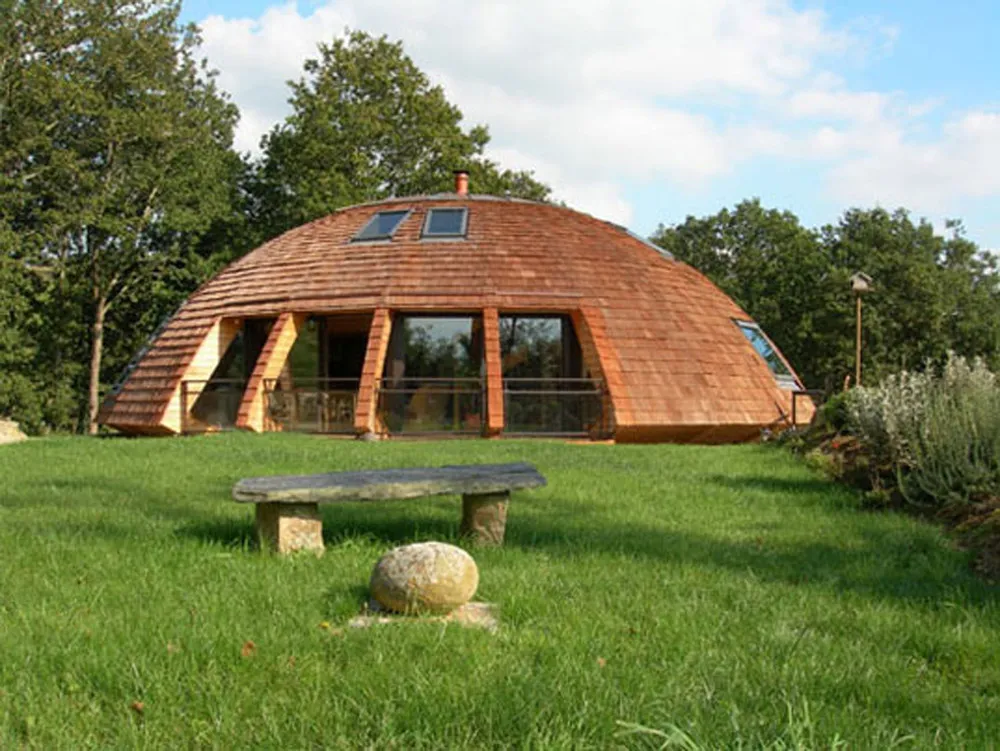 Wooden Dome Design by Patrick Marsilli