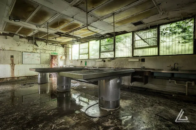 Images of Europes most spooky abandoned hospitals show just how frightening these once sparkling medical facilities can be. The haunting shots show the beds patients would have recovered on as well as the tables and instruments that would have been used during grim operations. Peeling, flaking paint and crumbling walls are prevalent in some of the hospitals while others look almost untouched by time. The spooky pictures were taken by Austrian photographer Stefan Baumann (35) from Vienna as he travelled across Europe. (Photo by Stefan Baumann/Caters News)