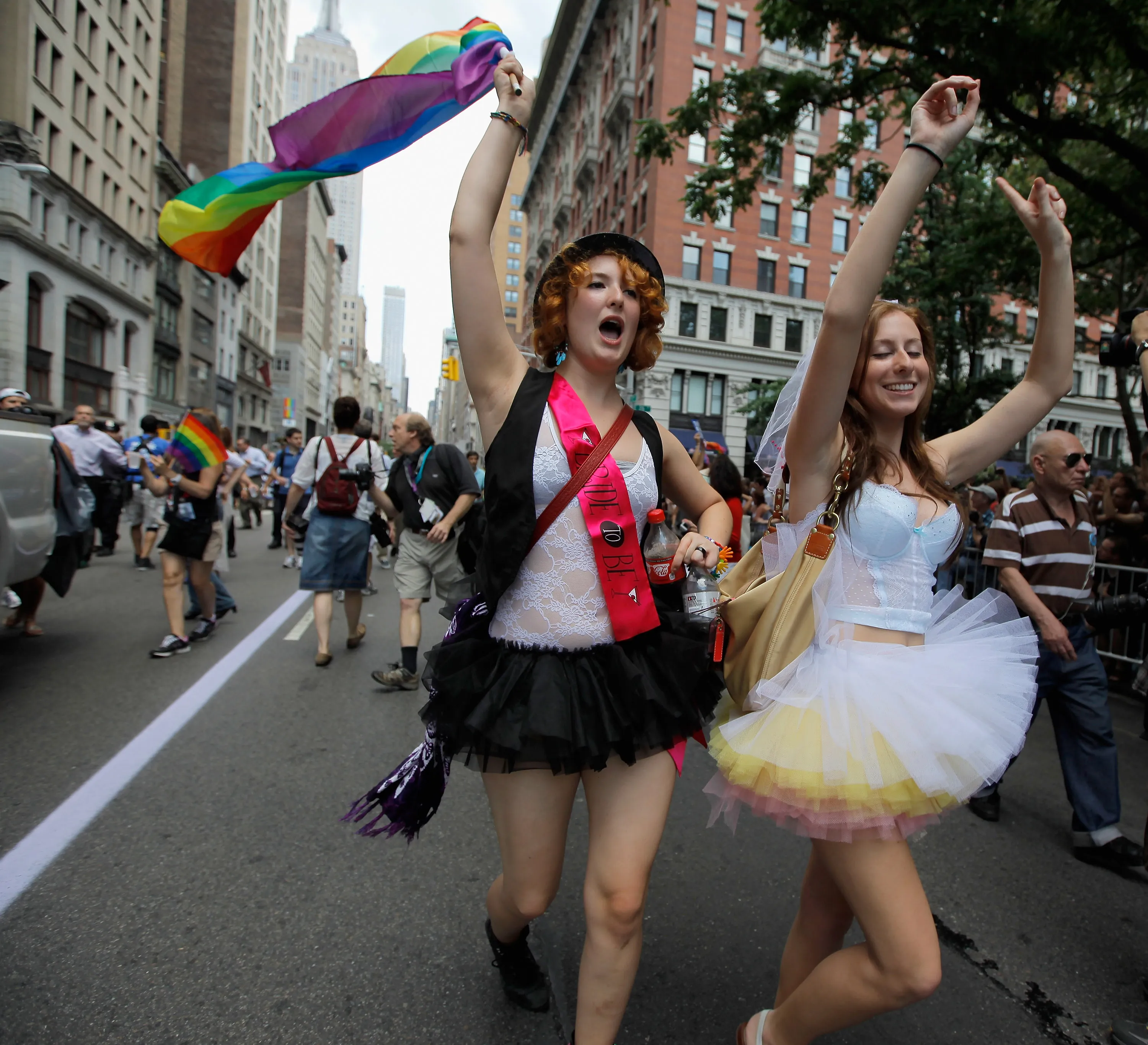 New Yorks Gay Pride Parade Celebrates Passage Of Same Sex Marriage Law 5831