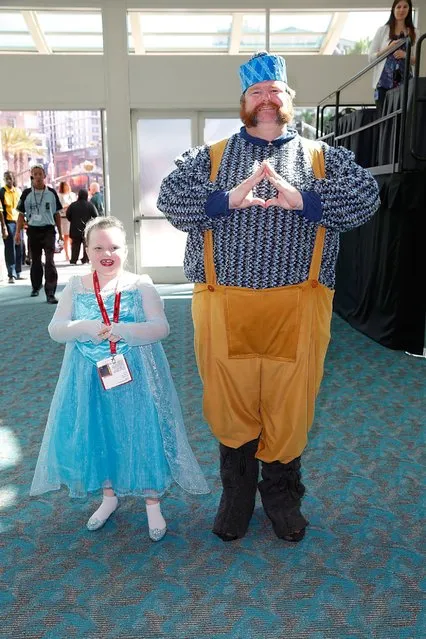 Fans in costume attend Comic-Con International 2014 – Day 1 on July 24, 2014 in San Diego, Calif. (Photo by Joe Scarnici/FilmMagic/Getty Images)