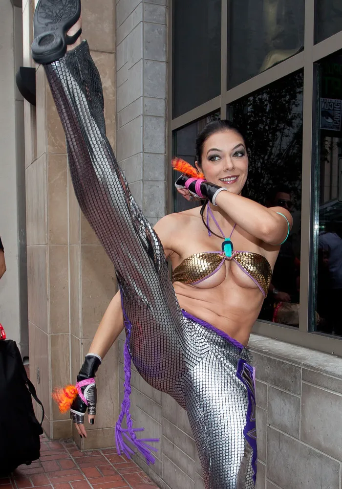 Adrianne Curry at Comic-Con International 2012 in San Diego