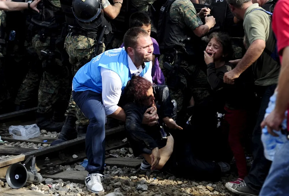 Crush at Macedonian Border