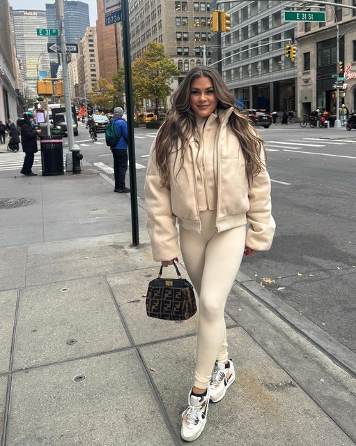 TV personality Brittany Cartwright in the first decade of December 2024 is having “a HAIL of a time in NYC”. (Phoot by brittany/Instagram)