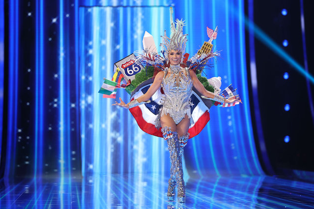 Miss United States Noelia Voigt attends the The 72nd Miss Universe Competition - National Costume Show at Gimnasio Nacional Jose Adolfo Pineda on November 16, 2023 in San Salvador, El Salvador. (Photo by Hector Vivas/Getty Images)