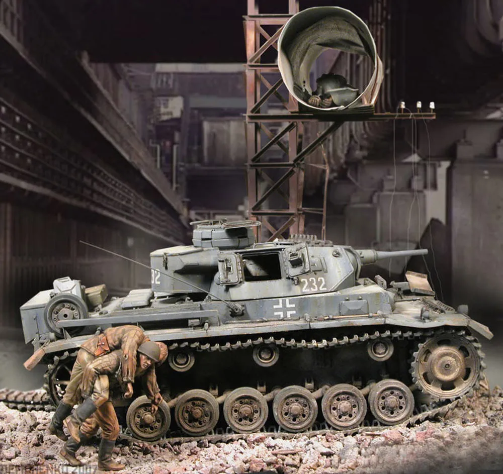 Diorama of the Battle of Stalingrad by Vladimir Demchenko