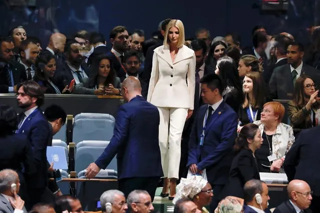 White House senior advisor Ivanka Trump arrives for the 74th session of the United Nations General Assembly at U.N. headquarters in New York City, New York, U.S., September 24, 2019. (Photo by Jonathan Ernst/Reuters)