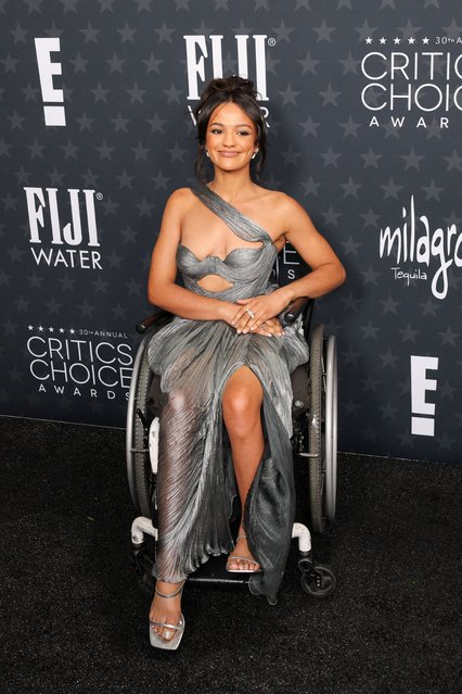 American actress Marissa Bode attends the 30th Annual Critics Choice Awards in Santa Monica, California, U.S., February 7, 2025. (Photo by Daniel Cole/Reuters)