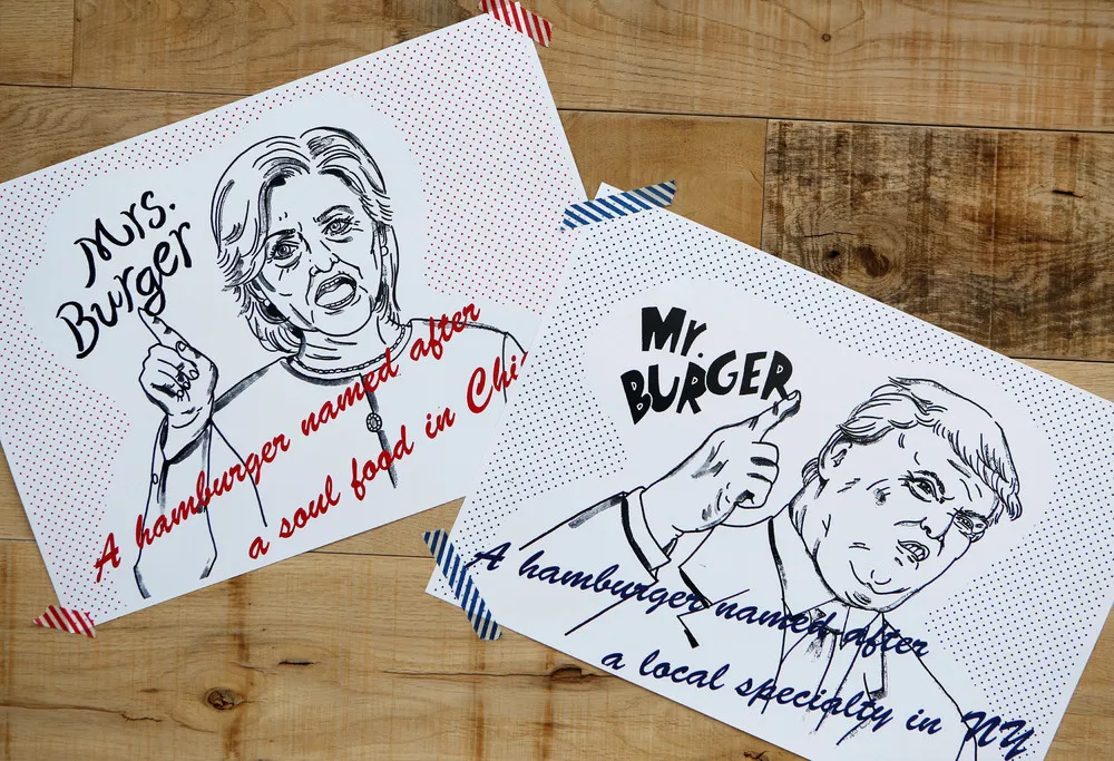 Trump and Clinton Burgers Served Up in Japan
