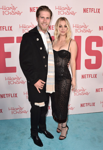 Karl Cook and Kaley Cuoco attend the 6th Annual Hilarity For Charity at The Hollywood Palladium on March 24, 2018 in Los Angeles, California. (Photo by Alberto E. Rodriguez/Getty Images)