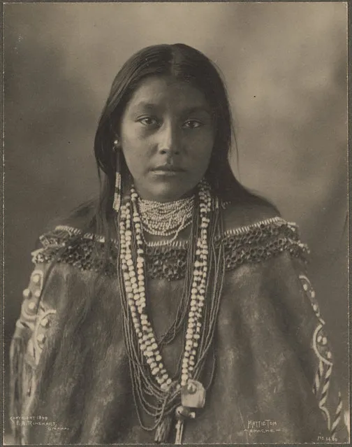 Hattie Tom, Apache, 1899. (Photo by Frank A. Rinehart)
