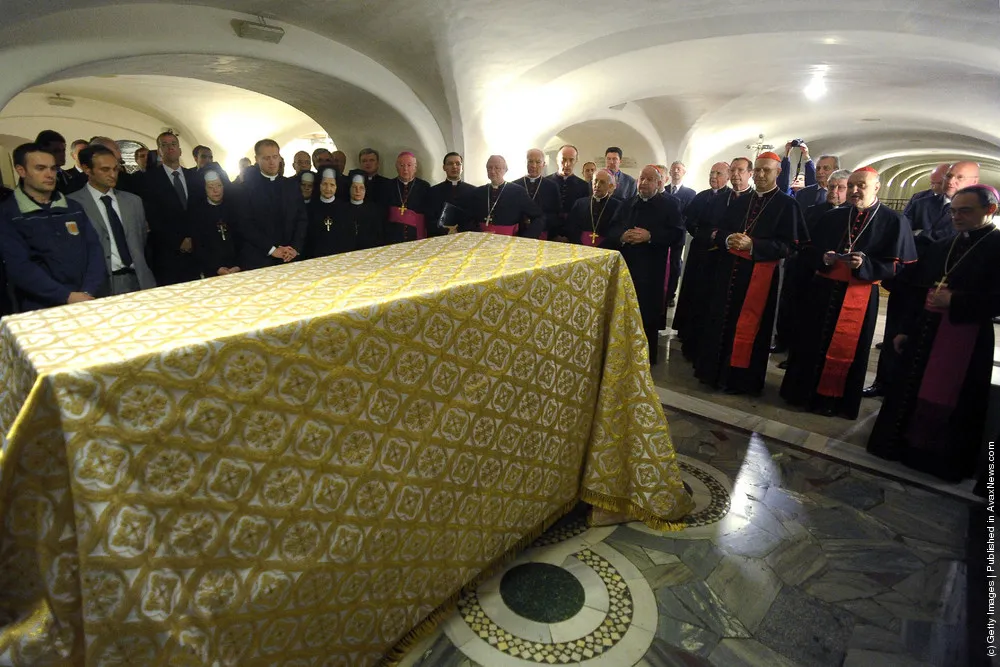 Pope John Paul II Coffin Exhumed Ahead Of Beatification Mass
