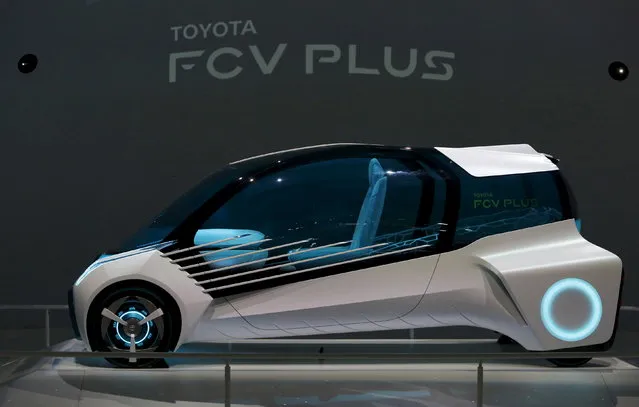 Toyota Motor Corp's concept car Toyota FCV PLUS is displayed at the 44th Tokyo Motor Show in Tokyo October 28, 2015. (Photo by Yuya Shino/Reuters)