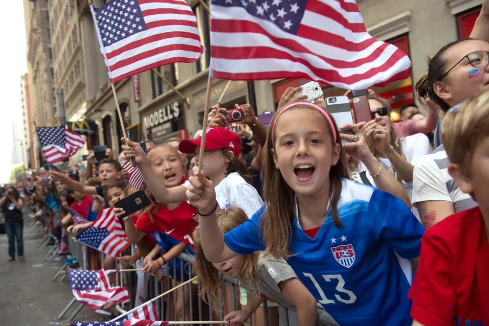 U.S. Women's Soccer Team Parade in New York