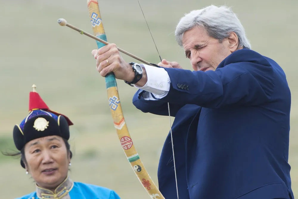John Kerry Visits Mongolia