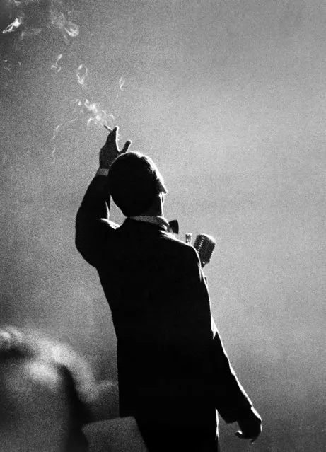 Frank Sinatra, 1958. (Photo by Herman Leonard)
