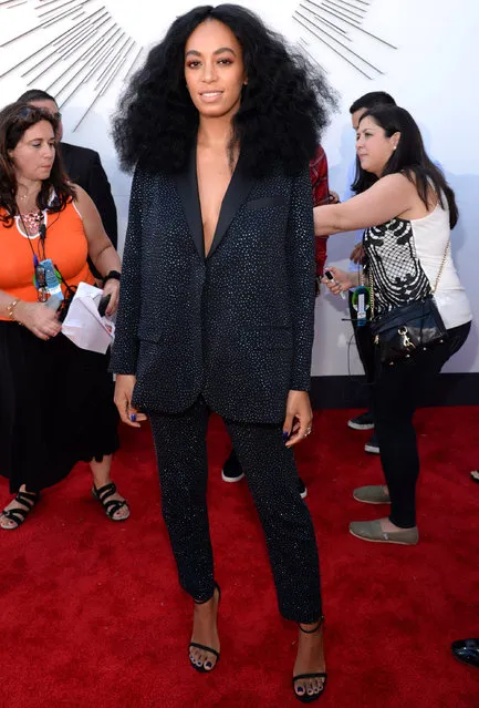 Solange attends the 2014 MTV Video Music Awards at The Forum on August 24, 2014 in Inglewood, California.  (Photo by Kevin Mazur/WireImage)