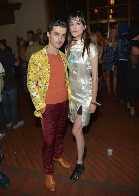 Niko the Ikon and Ioanna Gika attend the Jeremy Scott and adidas Originals VMA's After Party with Spirits Sponsored By Svedka Vodka at Union Station on August 30, 2015 in Los Angeles, California. (Photo by Charley Gallay/Getty Images for adidas Originals)