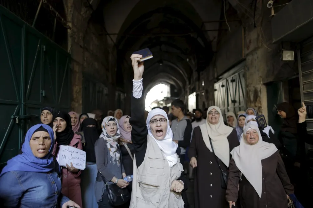 Protests in Jerusalem's Old City