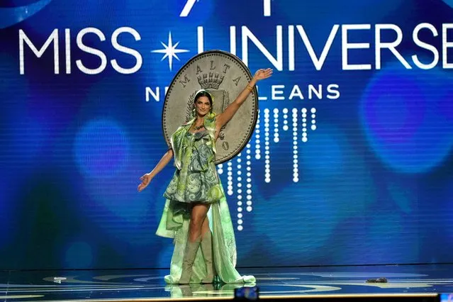 Miss Malta, Maxine Formosa Gruppetta walks onstage during The 71st Miss Universe Competition National Costume Show at New Orleans Morial Convention Center on January 11, 2023 in New Orleans, Louisiana. (Photo by Josh Brasted/Getty Images)