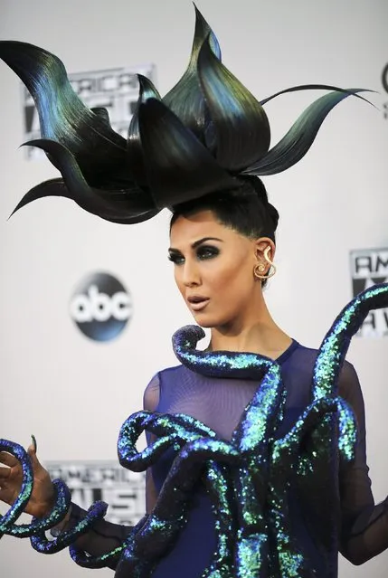 Recording artist Z LaLa arrives at the 2015 American Music Awards in Los Angeles, California November 22, 2015. (Photo by David McNew/Reuters)