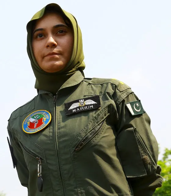 A handout image supplied by the Media Wing of the Pakistan Air Force shows Flying Officer Marium Mukhtiar who was killed in a training accident near Mianwali, Pakistan November 24, 2015. The pilot was killed on Tuesday when her trainer jet crashed near the central town of Mianwali, the military said, the first such loss for the country's tiny community of women pilots. The crash happened during "routine operational training", the air force said in a statement. A second pilot survived. (Photo by Reuters/Pakistan Air Force)